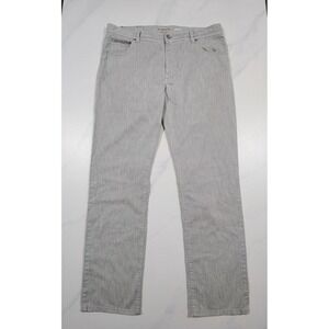 Alberto Stone Denim Pants Men's Size 38x34 Modern Fit Gray
